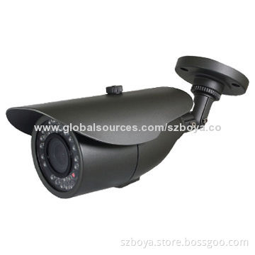 HD CVI 35m IR Bullet Camera, 1.0 Megapixel, 720P, 2.0MP 2.8-12mm Varifocal Lens, Water-resistant
